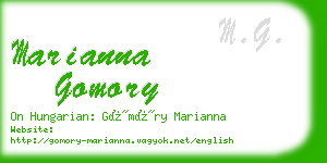 marianna gomory business card